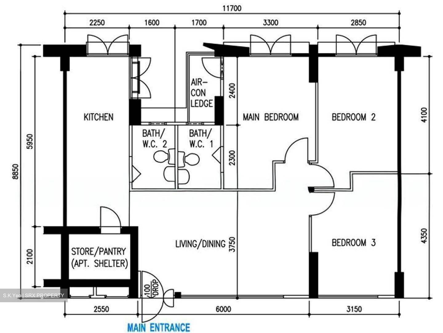 Blk 201B Compassvale South Gate (Sengkang), HDB 4 Rooms #622486881
